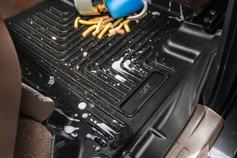 Nissan Murano Floor Mats - Front & 2nd Seat - Husky Liners - WeatherBeater - Black - `25-`26